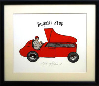 Jiří Slíva - Bugatti Step - grafika